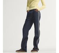 Adidas Originals Firebird Mid Rise Straight Jeans Blue 31 / 32 Woman