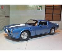 Firebird Trans Am Blue 1972 Welly 1:24 Scale Diecast Model Car BNIB
