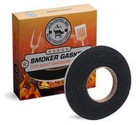 FireBlack Fireblack125 1/2 x 1/8 Black Hi Temp BBQ Smoker Gasket Self Stick15 ft LavaLock