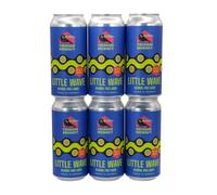 FIREBRAND BREWING Little Wave Alcohol Free Cornish Lager - Case of 6 x 440ml 0.5% Cans | Vegan Gluten Free | Brewed In Cornwall