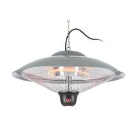 Firebrand Radiant Ceiling Heater 60.5 cm (Ø) LED Light Remote Control