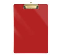 FireBrick Solid Color Pure Plain Contractors clipboard Transparent for Football Softball Coaching Size 9 x 12 Gold
