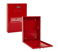 Firechief DHS2 Document Holder with Latch, Red