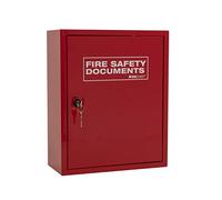 Firechief Document Cabinet with Key Lock-Red, A4