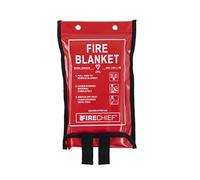 Firechief Fire Blanket 1.2x1.2m Soft Case