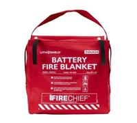 Firechief LithShield Tough Battery Fire Blanket 3 x 3m (FBBT303) | DIN 91489 Approved | Withstands Up to 1300°C | Lightweight & Easy to Use | Reduces Toxic Fumes | 5-Year Warranty