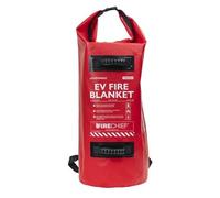 Firechief LithShield Tough EV Fire Blanket 6 x 8m with Red Backpack (FEVBT608) | DIN 91489 Certified | Withstands Up to 1300°C | For Cars, SUVs & EVs | Lightweight & Easy to Use | 5-Year Warranty