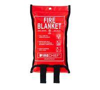 Firechief SVB1/K40 Kitemarked Budget Fire Blanket | Small Fire Blanket (1m x 1m) | Suited For Use Around The Home (Kitchen, Office, Garage)