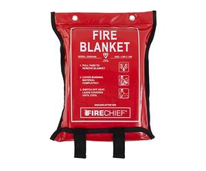 Firechief SVB3/K40 Kitemarked Budget Fire Blanket | Large Fire Blanket (1.2m x 1.8m) | Suited For Use Around The Home (Kitchen, Office, Garage)