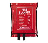 Firechief SVB4/K40 Kitemarked Budget Fire Blanket | Commercial Fire Blanket (1.8m x 1.8m) | Suitable For Use At Home, In The Workplace And For Clothing Fires