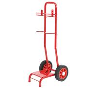 Firechief Svt2B Double Extinguisher Trolley with Bucket Bracket, Red