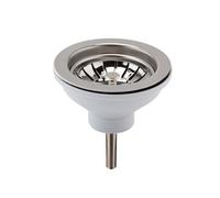 Fireclay 90mm Kitchen Sink Basket Strainer Waste In Chrome Finish By Balterley