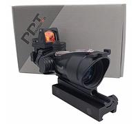 FIRECLUB 2016 New Version 4X32 Real Red Fiber Source Duel Illuminated Sight Rifle Scope with Adjustable Brightness RMR Sight Red Dot