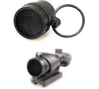 FIRECLUB Scope Round Meshy Cover Kill Flash Anti-Reflection Device for ACOG 4 X 32 Scope (Black)