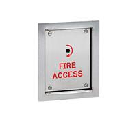 Firecontrol Fireman's Override Switch, Key Actuated, ON-OFF Operation, Stainless Steel, IP54 Rated, Flush & Surface Mountable