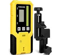 Firecore FD40 Laser Receiver for Pulsed Laser Level, for Red and Green Laser Beams up to 50m, LCD Display with Accuracy Settings, Automatic Shut-Off Time