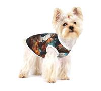 Firecracker Soccer Small Dog Cotton Vest Large - Breathable, Comfortable Pet Shirt for Cats and Dogs