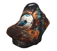 Firecracker Soccer Versatile full-print Stroller Chair Cover/Nursing Cover, specially designed for your baby