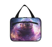 Fired Angry Seal Hanging Travel Toiletry Cosmetic Makeup Bag Large Capacity Foldable Storage Wash Bags for Women Girls Bathroom