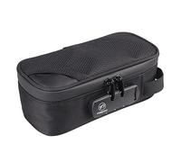 FIREDOG Smell Proof Bag with Combination Lock, Black Odor Proof Pouch Nylon Stash Bags for Travel Storage