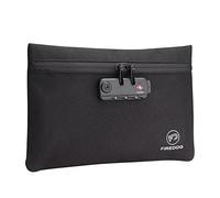 Firedog Smell Proof Bag with Lock, 6x9 Odor Proof Pouch Case Container for Travel Stash Storage, Black, Small, Portable Smell Proof Bag With Lock