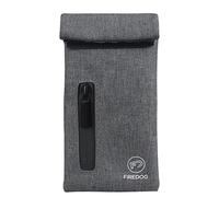 FIREDOG Smell Proof Bags, Fabric Odor Proof Bag for Dog Tested 3"x6" Small Stash Travel Storage Pouch (Gray)