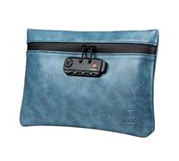 FIREDOG Smell Proof Bags with Combination Lock, 6x9" Odor Proof Pouch Case Container for Travel Stash Storage (Blue)