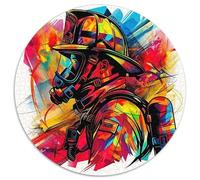 Firefighter 1000 Piece Jigsaw Puzzle for Kids And Adults Heroes of The Flame Brainteasing Jigsaws Challenge Games Fun Present & Activity 1000pcs (67.5x67.5cm)