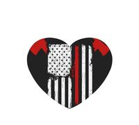 Firefighter American Flag Printing 10 Pcs Air Freshener Cards,Car Scented Hanging Sheets Air Freshener Set For Car Decoration