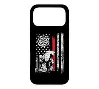 Firefighter American Flag Thin Red Line Cool Fireman Patriot Case for iPhone 17 Pro Max