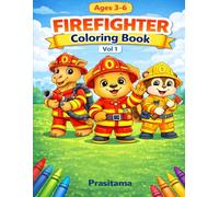 FIREFIGHTER Animal Coloring Book vol. 01