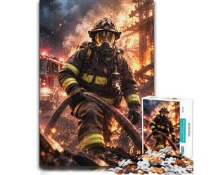 Firefighter Battle Blaze Wooden Adult Puzzle 500 Pieces | Shared puzzle time - a simple way to organise the image on quiet evenings.