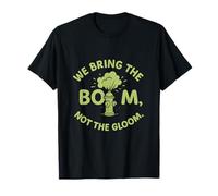 Firefighter Boom Not Gloom Lime Green Hydrant Design T-Shirt