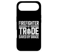 Firefighter By Trade Saved By Grace Christian Faith Case for iPhone Air
