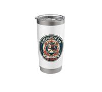 Firefighter Dad Fire Rescue Emergency Crew Father's Day Stainless Steel Insulated Tumbler