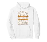 Firefighter Daughter Pride American Flag Design Pullover Hoodie