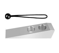 Firefighter Door Wedges Tool Portable Firefighting with Bungee Cord Metal Tool for Forced Entry Nonslip Aluminium Alloys Firefighter Door Stoppers