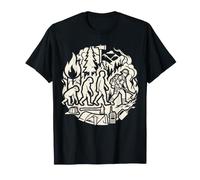 Firefighter Evolution Wildfire Response Graphic Job Work T-Shirt
