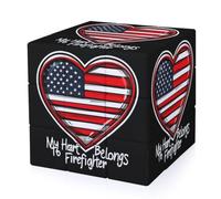 Firefighter Fireman Lover Wife Funny 3-D Puzzles Speed Cube for Adults