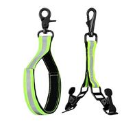 Firefighter Glove Holder - 2 Pieces Glove Strap | Adjustable Firefighting Gloves Safety Tools, Safety Gear With Reflective Trim And Swivel Hook For Firefighter Fire Rescue Training Work Wildland