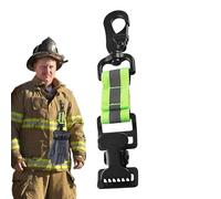 Firefighter Gloves Strap Clip - Firefighter Work Gloves Holder - Nylon Webbing Easy To Use Reflective Adjustable Size Firefighter Gloves Holder Buckle For Quick Access