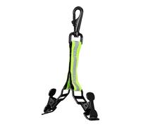 Firefighter Gloves Strap - Heavy Duty Nylon Clip, High Visibility Hook | Adjustable Glove Holder, Durable Webbing Straps, Quick Release Glove Strap for Turnout Gear, Work Belts and Emergencyy Uses