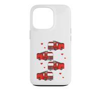 Firefighter Heart Fireman Fire Engine Firemen Case for iPhone 13 Pro