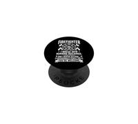 Firefighter I Break Into Burning Buildings Rescue Kittens FD PopSockets Adhesive PopGrip