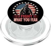 Firefighter I Fight What You Fear PopSockets PopGrip for MagSafe