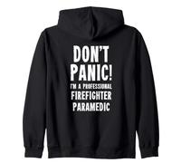 Firefighter Paramedic Zip Hoodie