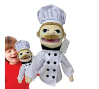 Firefighter Puppet - Plush Hand Puppet Stuffed Plush - Cartoon Hand Puppet, Interactive Interactive Early Education Toys Interac