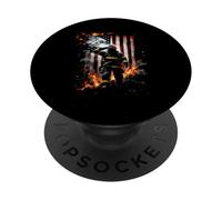 Firefighter Salute PopSockets Adhesive PopGrip