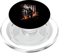 Firefighter Salute PopSockets PopGrip for MagSafe