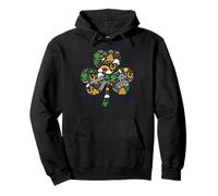 Firefighter Shamrock Clover St Patricks Day Womens Mens Kids Pullover Hoodie